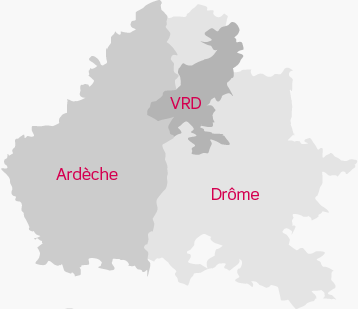 Carte VRD, Drôme Ardèche